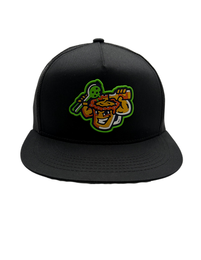 Black Mesh Cheladas PVC Patch SnapBack